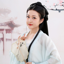  Hanfu costume wig bag one-piece modeling female lazy hair band hair accessories Han Tang Ming ancient style bun full headgear