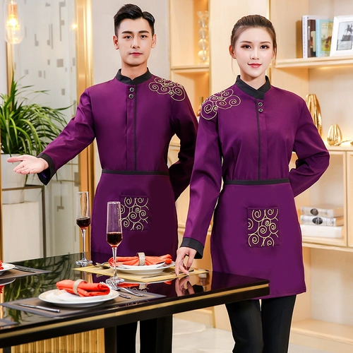 Комбинезон для отеля, лонгслив, комплект, китайский стиль