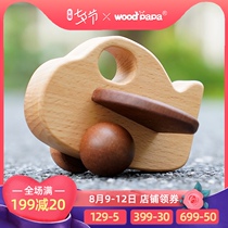 woodpapa baby learning to climb toy wooden small plane home decoration 1-2-3-4-5-6-year-old male and female babies