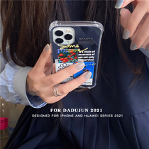 ins Summer Orange Mirror is suitable for 12 pro max Apple 11 mobile phone case small xs max protective suit