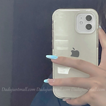 ins Retro Made Old Mie Yellow Apple 12 pro max mobile phone case iPhone 13 simple transparent soft shell 11 silica gel xsmax network red 8plus couple