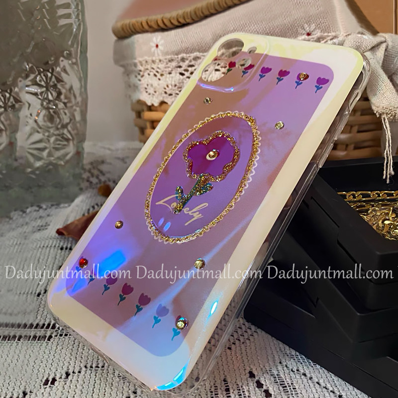 Blue Light Water Drill Flowers Apply 12pro Max Apple 11 Mobile Phone Protection Shell Small Crowns Retro Rose 8plus Silicone Gel Softshell Xs Max Full Bag Lens Xnet Red Senior Goddess Extravagant