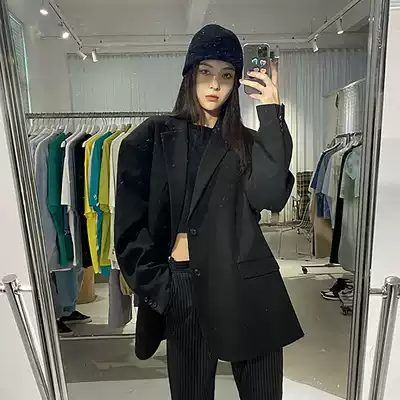 DNT Han Huohuo can wear black private suit jacket all year round A burst star of the same model