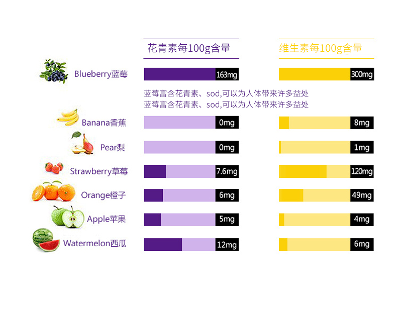 五行健天然蓝莓速溶黑豆浆粉30克*10袋