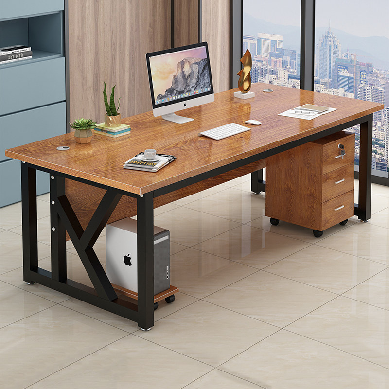 Desk Simple Modern Manager Desk and Chair Composition Netred Table Boss DeskSingle Desktop Desktop Desktop