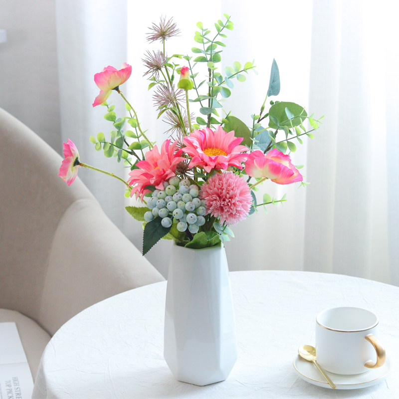 Simulation Flower Living Room with Decorative Flower Table Flowers Flower Flower Bouquet for Nordic Swing Fittings