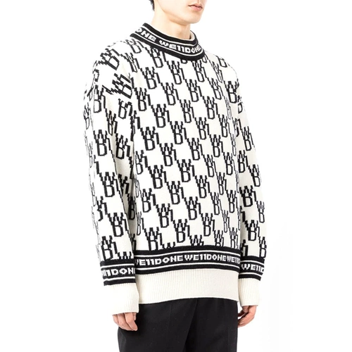 Осенний трикотажный свитер подходит для мужчин и женщин, мини-юбка, комплект, круглый воротник