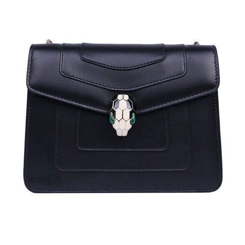 Bvlgari, черная сумка на одно плечо