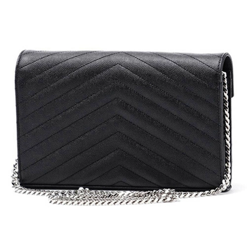 YSL/圣罗兰 Черная модная сумка на одно плечо на цепочке