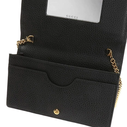 Gucci, кожаная сумка на одно плечо, из натуральной кожи