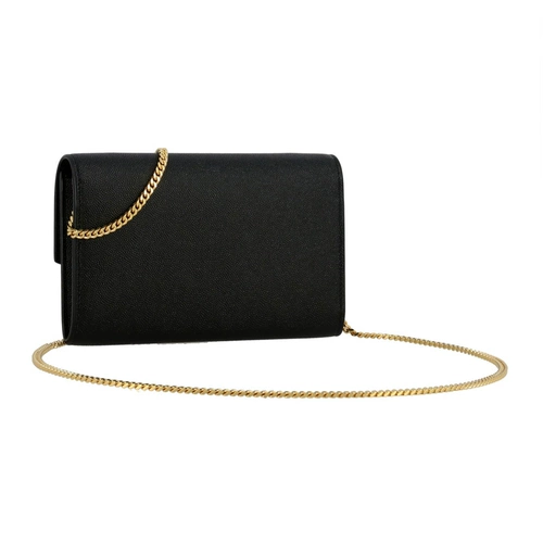 YSL/圣罗兰 Классическая модная металлическая сумка на одно плечо, цепь, городской стиль, с печатью вашего логотипа, на цепочке