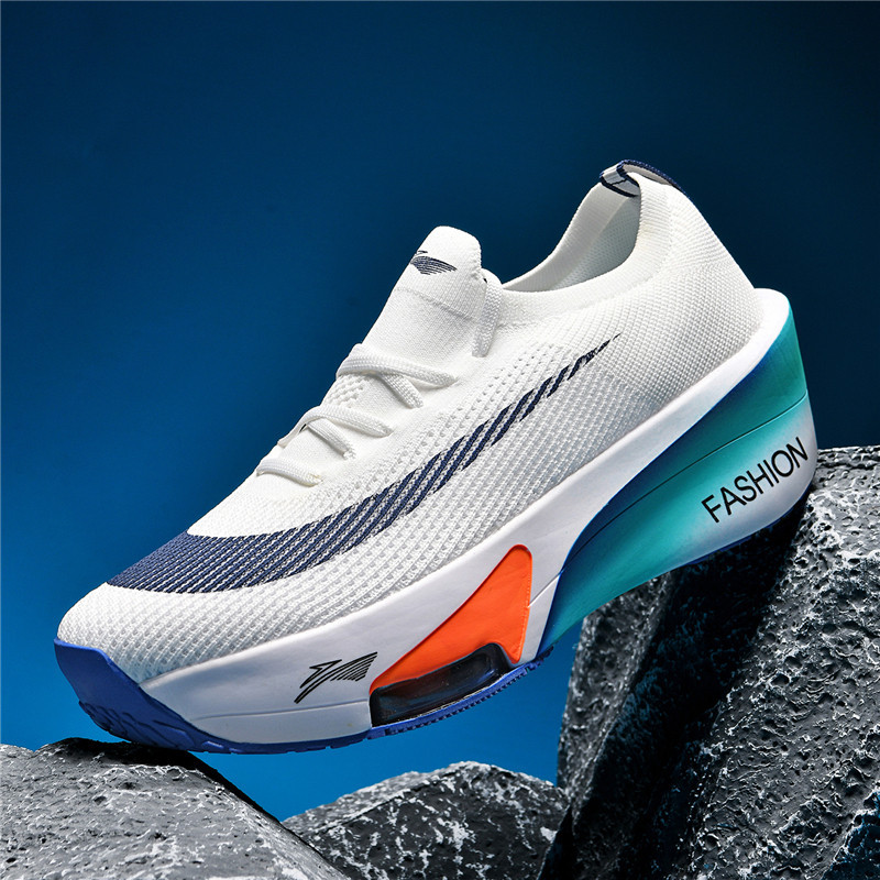 Zoicnike Running Shoes for Men and Women, Air Cushion, Shock-Absorbing, Breathable, Racing Sports Shoes, Student Exam Shoes, Physical Test Shoes, Trendy