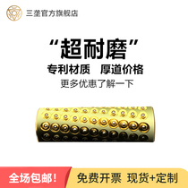 Sanlang FZ wear-resistant copper alloy steel ball cage Linear ball guide column Steel ball sliding bearing sleeve Ball sleeve