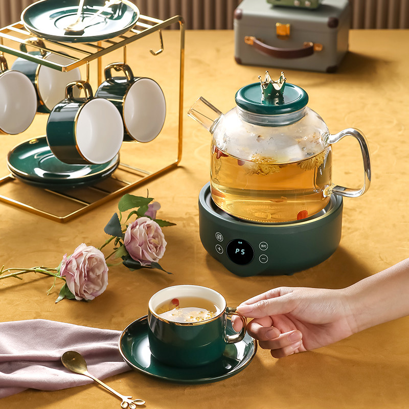 Glass health pot automatic household multi-function office small kettle fruit tea set tea maker