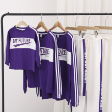 2020年儿童秋装网红套装洋气亲子装