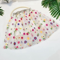 Girls and Children Baby puffy skirt big children pleated skirt skirt skirt short skirt Princess gauze skirt children summer