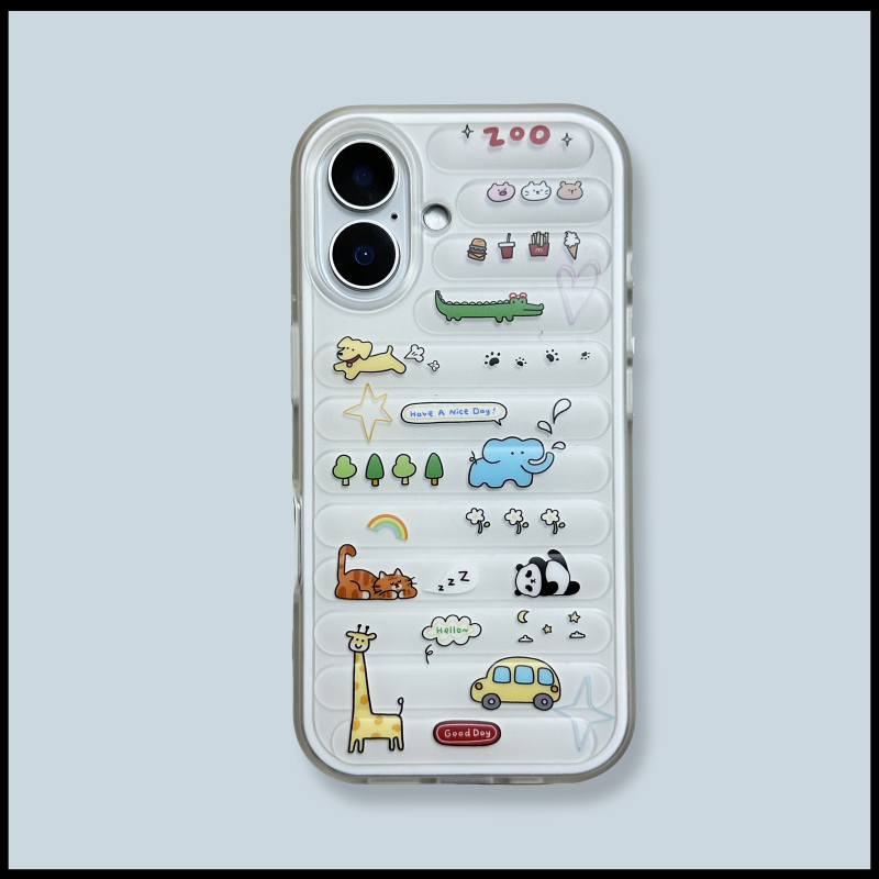 Cute Double-Layer Forest Animal iPhone 15 Pro Phone Case, Two-In-One, Suitable for iPhone 16 Pro Max, Matte Couple Case, 17 Pro Max, Fashionable Couple Case, 13 Protective Case, 14 Pro 15 Cute Double-Layer Forest Animal iPhone 15 Pro Phone Case, Two-In-One, Suitable for iPhone 16 Pro Max, Matte Couple Case, 17 Pro Max, Fashionable Couple Case, 13 Protective Case, 14 Pro 15