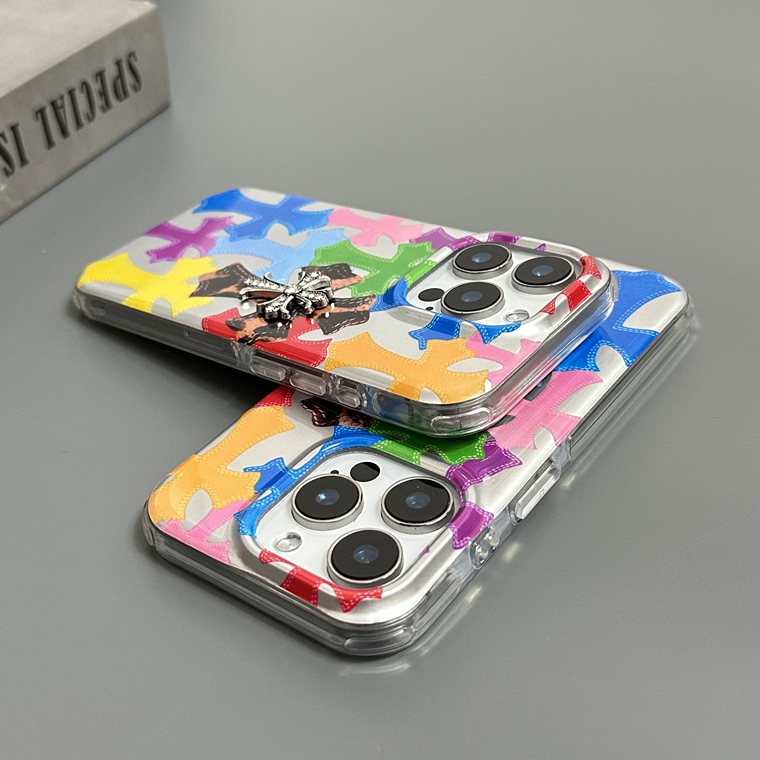 Chrome Hearts Cross Stitched Pro/Plus/Max/Air – 17, 16, 15, 14, 13 iPhone Case