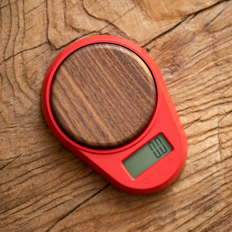 Black walnut tea measuring machine kitchen household precision electronic timing gram scale called tea ceremony coffee roasting personalized customization