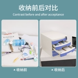 Офис файлового шкафа на рабочем столе с замок с утолщенным многослойным шкафом Данные Данные Данные Ящики Клетки Крышки