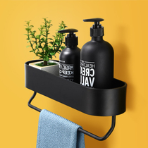 Toilet toilet rack Punch-free bathroom sink Wall-mounted shower room Towel toiletries storage rack