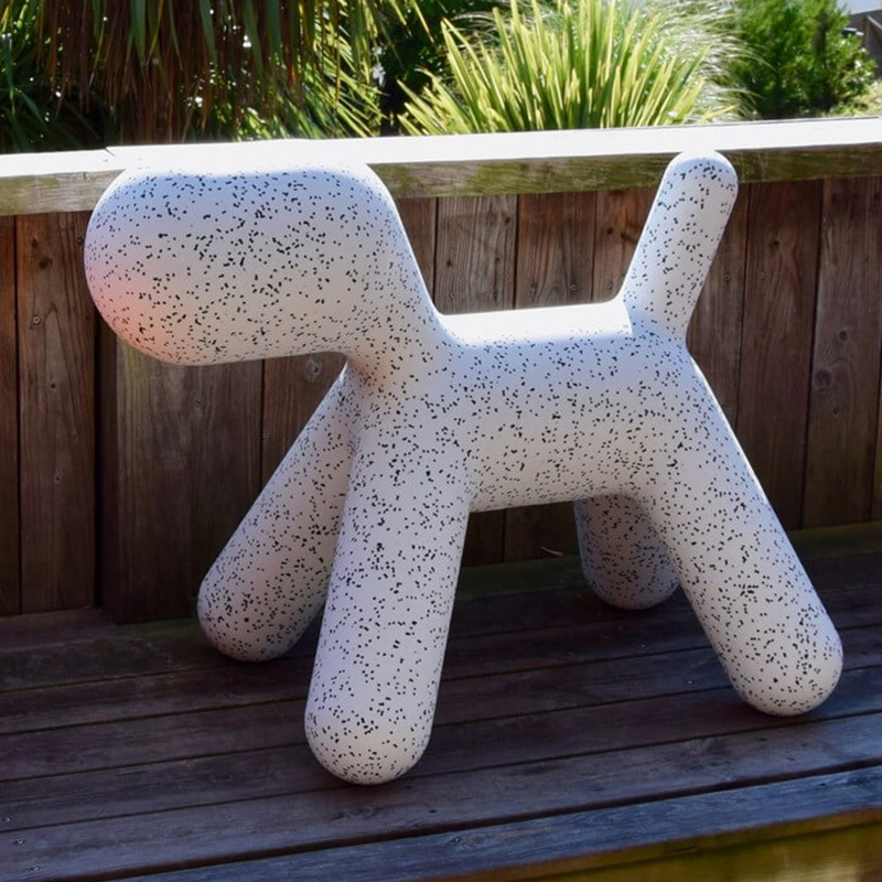 Nordic designer creative special-shaped fiberglass puppy chair personality animal shape children's chair home outdoor seat