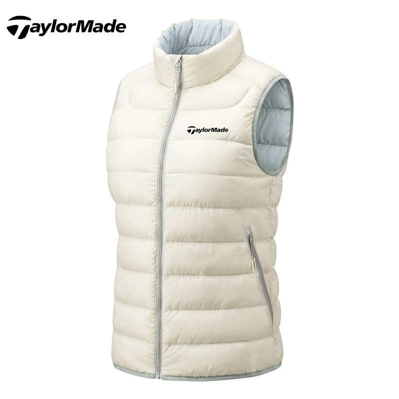 Taylormade Taylor-Made Stand-Up Collar down Vest for Women, Lightweight and Warm Vest, Autumn and Winter Sleeveless down Jacket Taylormade Taylor-Made Stand-Up Collar down Vest for Women, Lightweight and Warm Vest, Autumn and Winter Sleeveless down Jacket