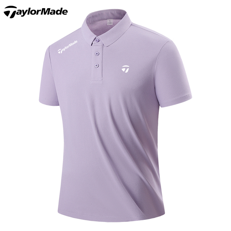 Taylormade Taylormade Golf Sports Short-Sleeved Polo Shirt Outdoor Men's and Women's Summer Quick-Drying Breathable Top