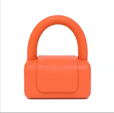 Orange & Large & Gift Box2021 new pattern Gu liangjiji toto Tao Tao package Minority Design Mini handbag One shoulder Messenger Small bag female