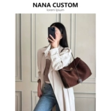 Ретро сумка через плечо, универсальная вместительная и большая сумка подмышку, сумка на одно плечо, изысканный стиль, из натуральной кожи