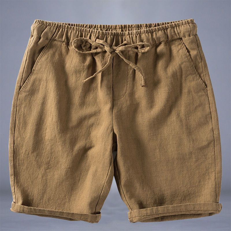 【91% Positive Reviews】Men's Linen Pants Summer Thin Loose Shorts Straight-Leg Large Pants Solid Color Cotton-Linen Large Size 【91% Positive Reviews】Men's Linen Pants Summer Thin Loose Shorts Straight-Leg Large Pants Solid Color Cotton-Linen Large Size