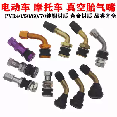 Electric vehicle locomotive vacuum tire universal air nozzle Tricycle tire valve nozzle Pure copper material Alloy material