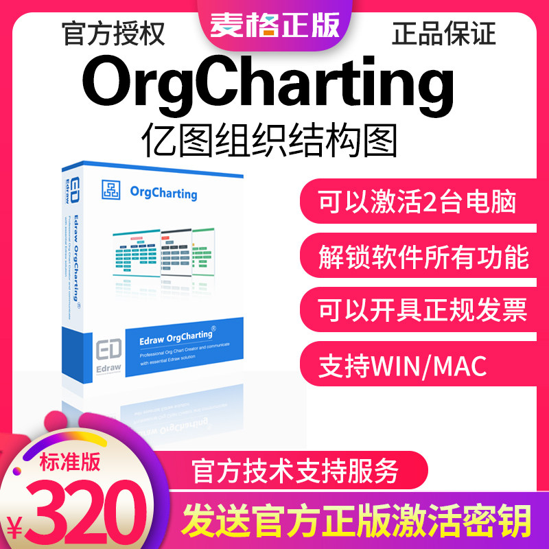 OrgCharting Professional Organization Management Software Activation Code Registration Key