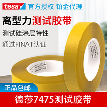  tesa desa 7475 tape pet polyester peel release force Silicon coating Glass fiber paper Self-adhesive test