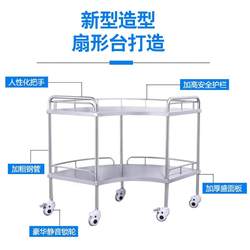 치과 병원 처리 테이블 의료용 임플란트 카트 치과 수술실 곡선 카트 곡선 스테인레스 스틸 섹터 카트