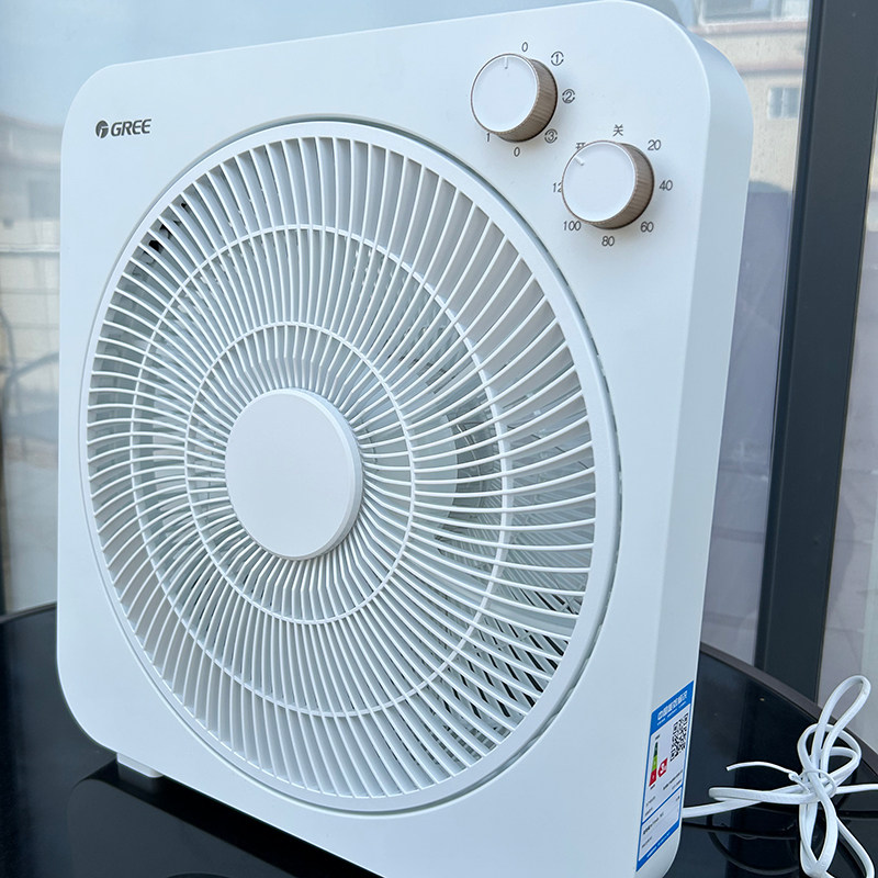 Gree Table Fan, Electric Fan, Oscillating Fan, Small Fan, Desktop Fan, Hongyun Fan, Silent, Energy-Saving, Bedside Fan, Portable 12inch