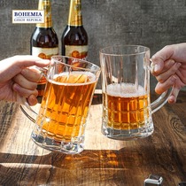 BOHEMIA Czech imported Dover fine beer glass Nordic style glass Bohemian crystal