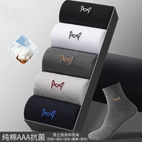 Deep Grey+светло -серый+тибетский синий+белый+черный [5 пары хлопка -анти -диадорант]