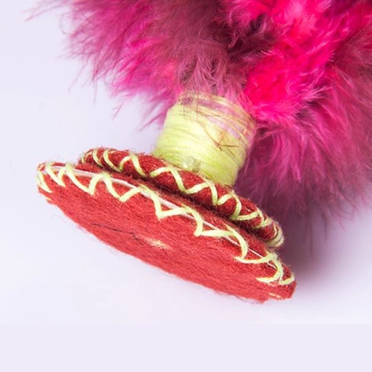 小学生大花毽子鸡鹅毛比赛毽子成人健身耐踢毽球羽毛键子鸡毛键子