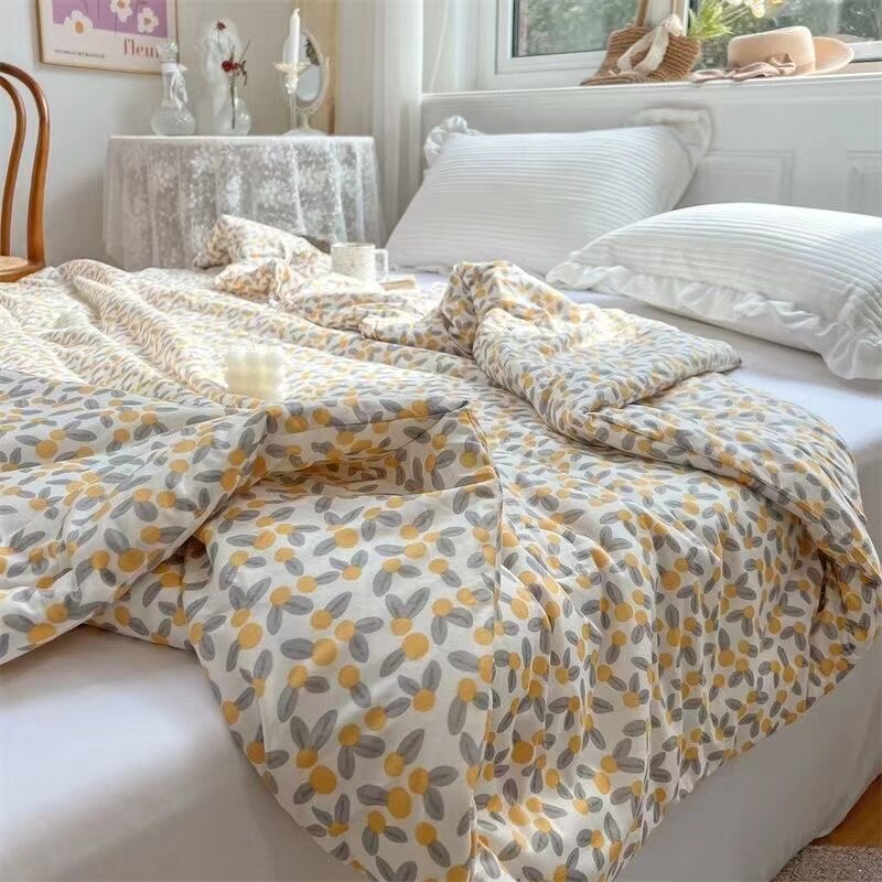 Hanthouse A class summer cool quilted by air conditioning by kindergartens washable baby Summer thin quilted children knit cotton summer