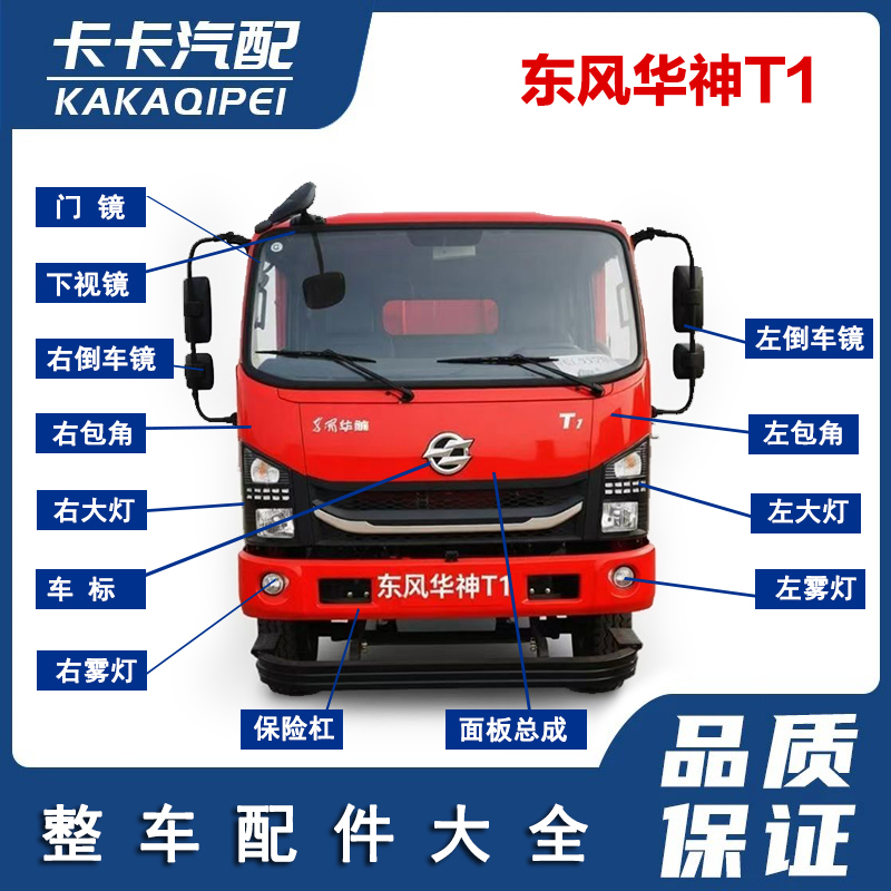 Dongfeng Huashen T1 Bumper Front Panel Fog Light Corner Cab Accessories Shaanxi Automobile Delong G1 Headlight Assembly