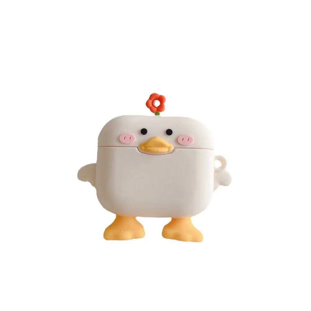 B.Duck, Apple, бренд милые совместимые наушники, беспроводной силиконовый защитный чехол