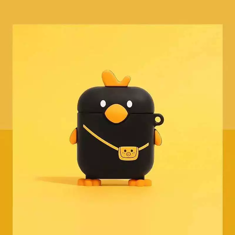B.Duck, Apple, бренд милые совместимые наушники, беспроводной силиконовый защитный чехол
