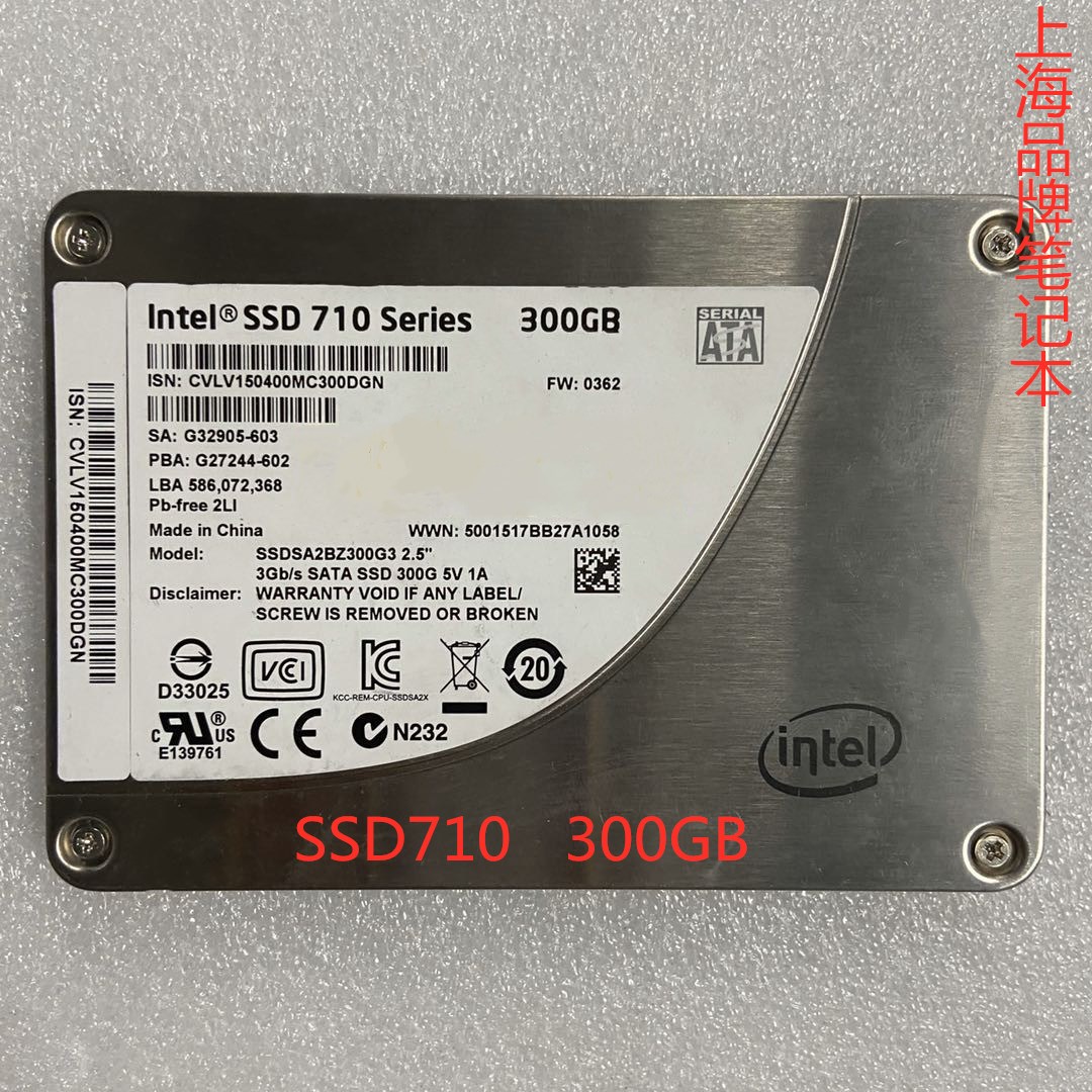 Intel Intel SSD 320710 2 5 SATA 300G Solid State Hard