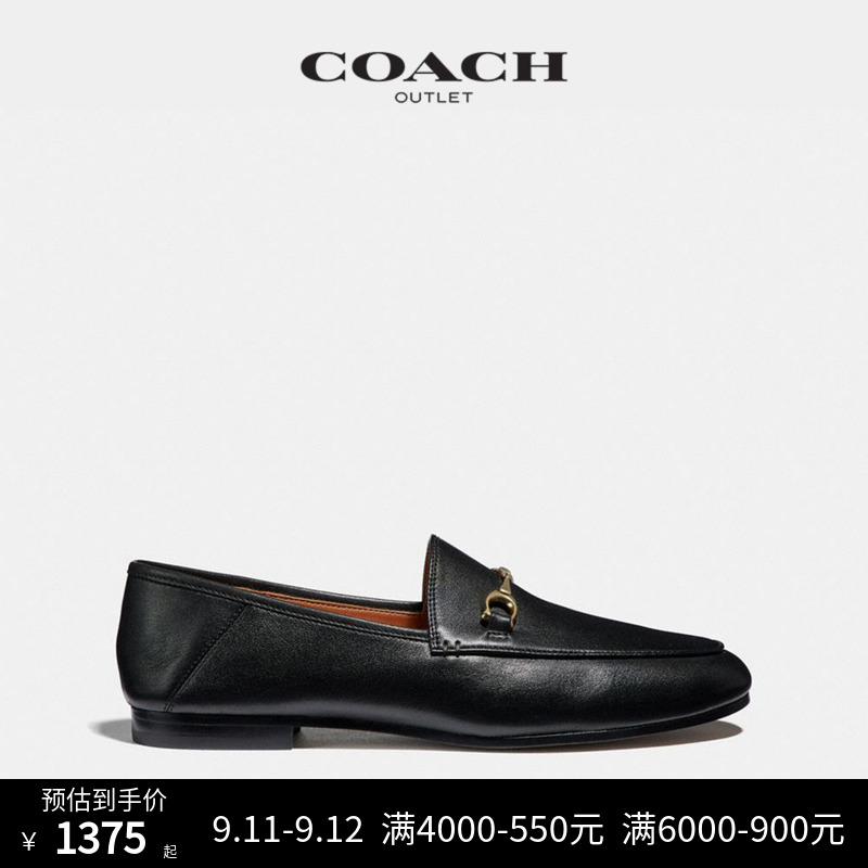 COACH COACH Ole Women's Shoes Classic Versatile HALEY Loafers Fashion Low Heels