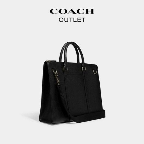 COACH/蔻驰 Ole Men Graham крупный -заморозок на молнии общедоступной сумки документов Бизнес пакет