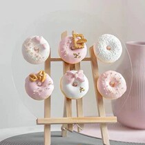 Donut display rack wrought iron donut display rack cake shop decoration props European wedding dessert table