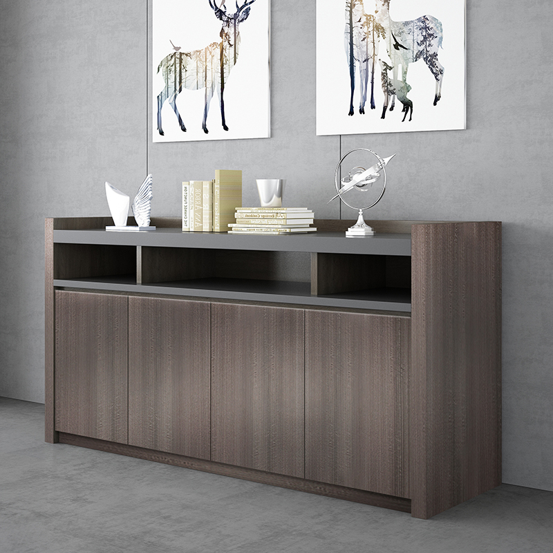 Office tea cabinet storage short cabinet Simple modern office file cabinet storage cabinet conference room tea table