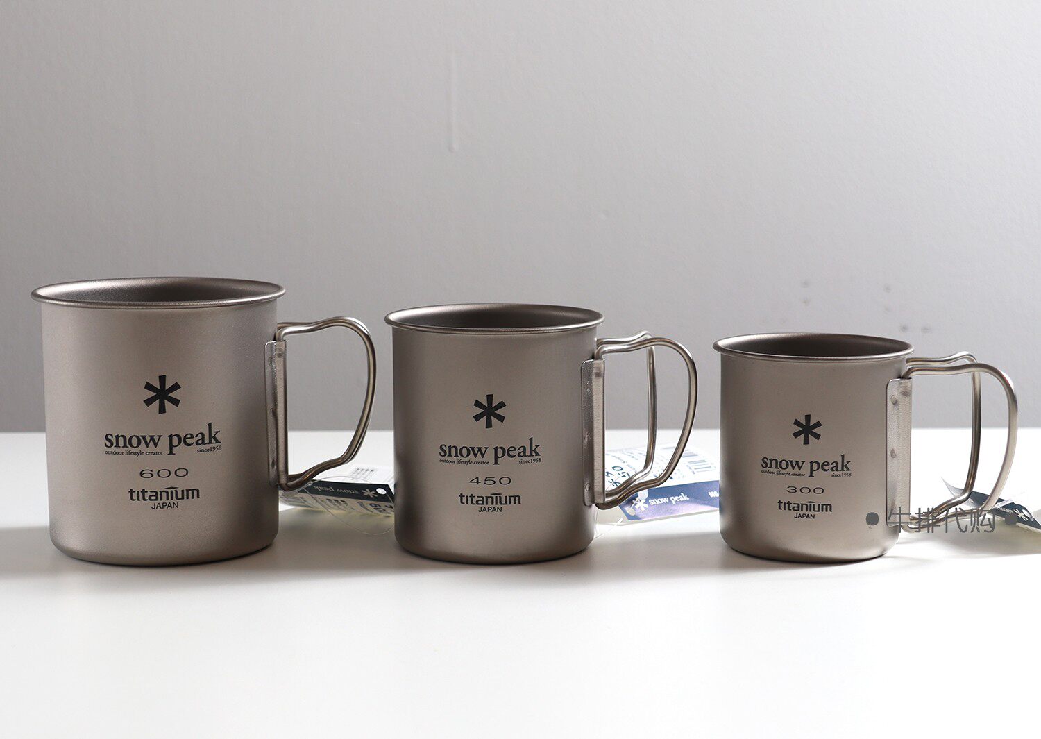 snow peak Japan Xuefeng outdoor camping pure titanium water cup foldable portable mug coffee cup