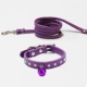 Сиреневый колокольчик, полиуретановый чокер, 1.2м
